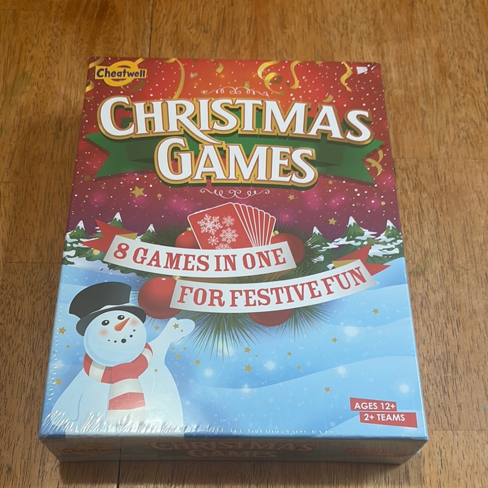 New in box Christmas games for the family